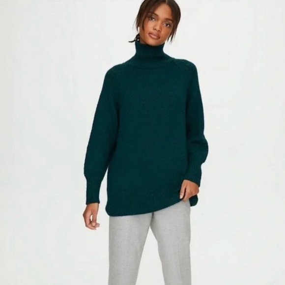 Aritzia Babaton Alpaca Day Off Turtleneck Sweater - Picture 1 of 15